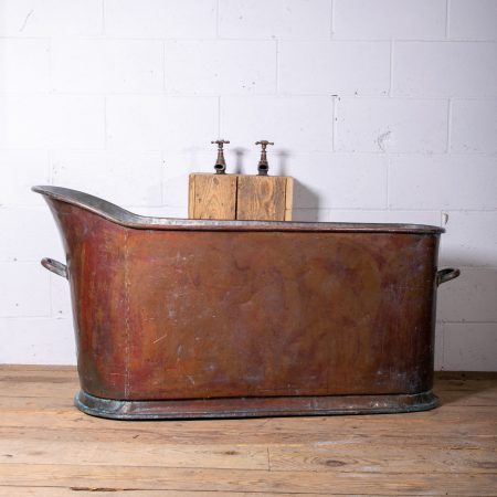 Antique Copper Slipper Bath