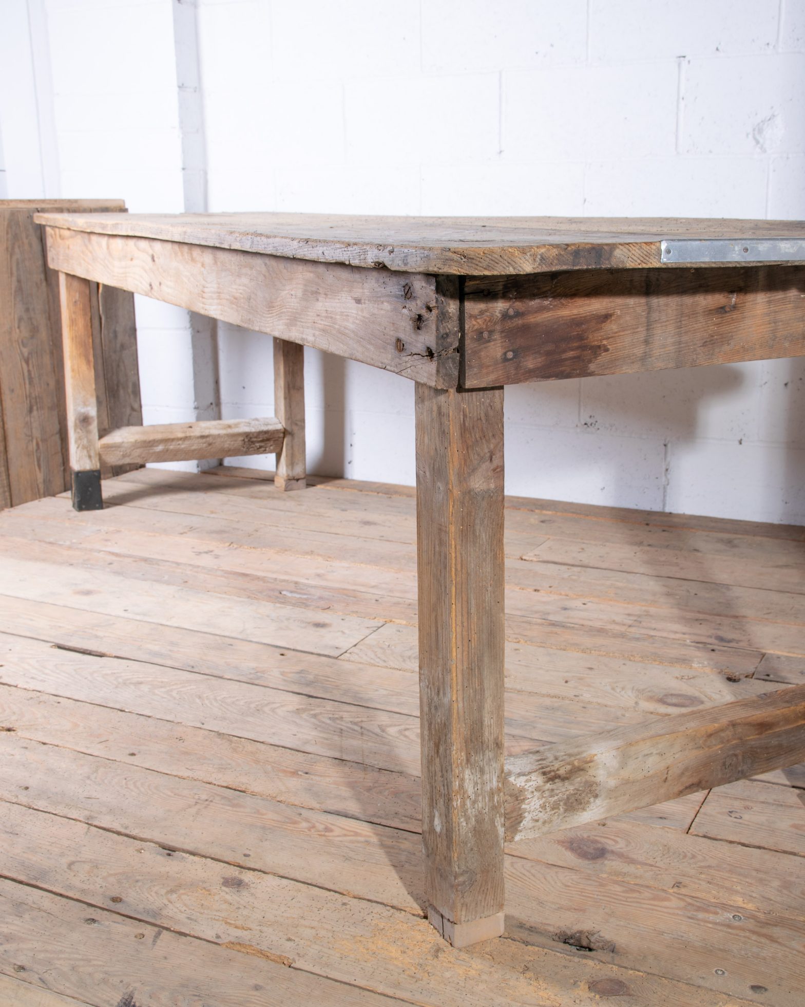 Long Rustic Pine Table