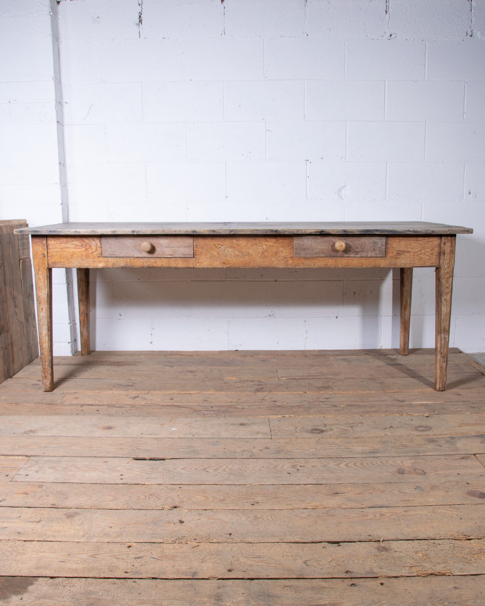 Antique Oak Farmhouse Table
