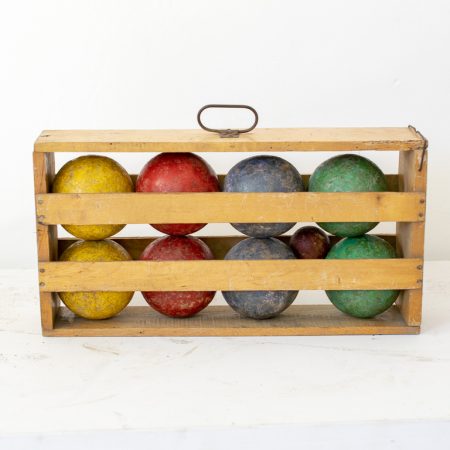 Wooden Boule Petanque Set