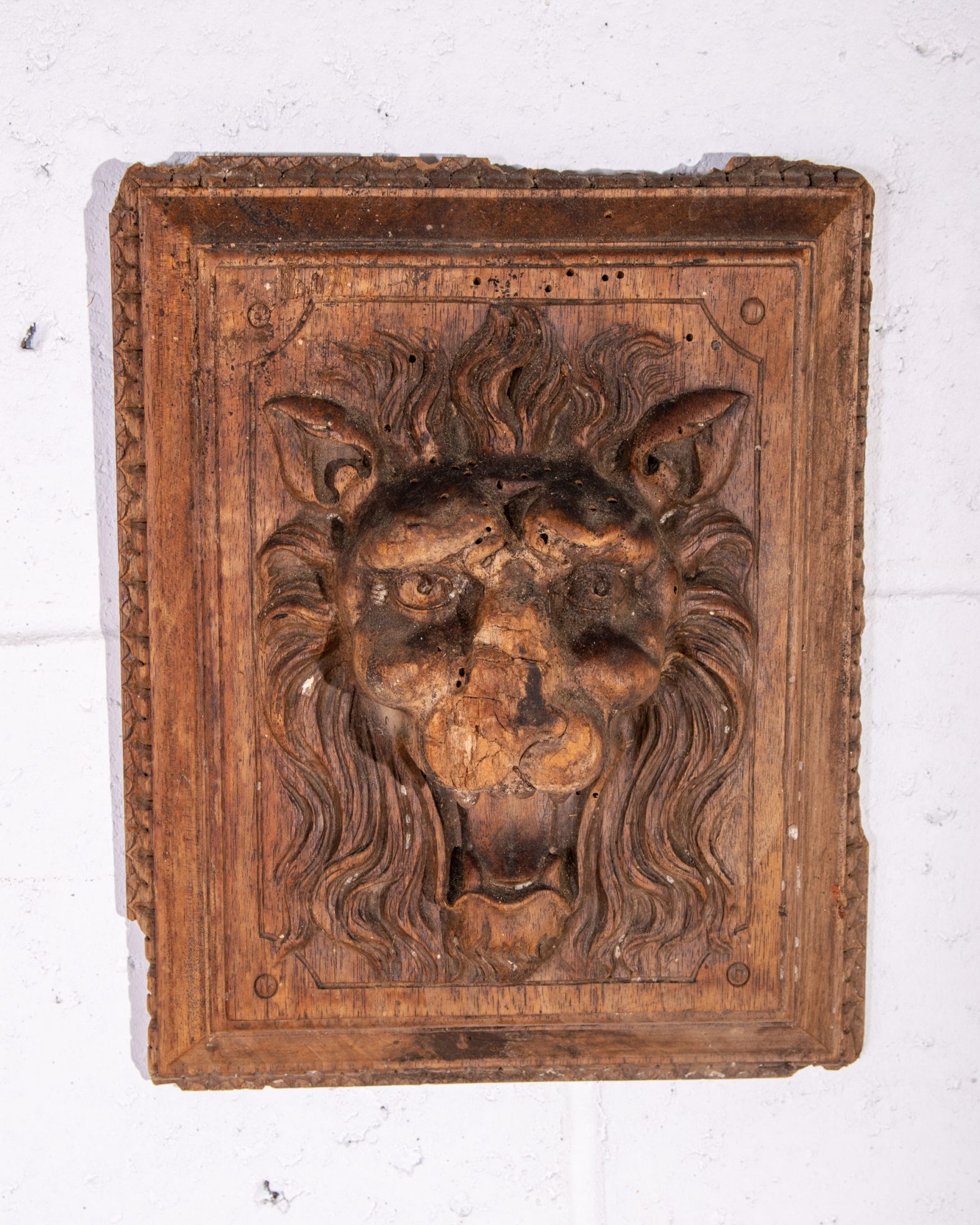 Lionhead Wall Plaque