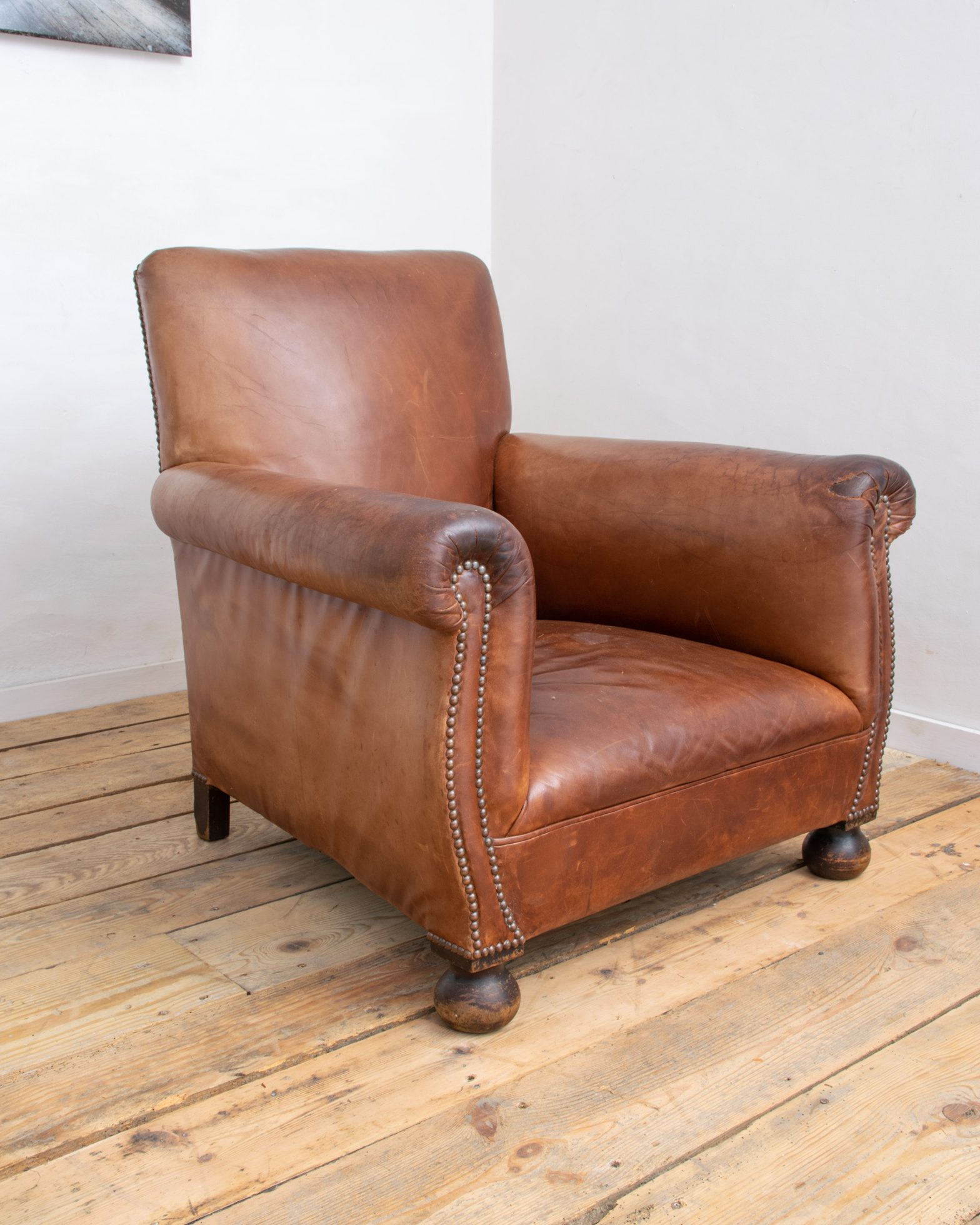 George Smith Leather Armchair