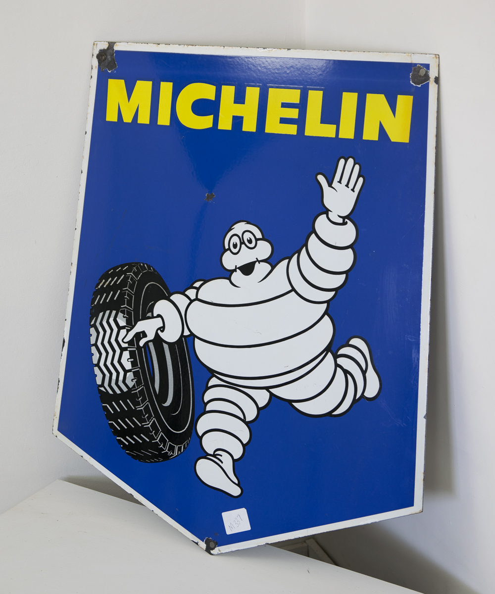 Enamel Michelin Sign
