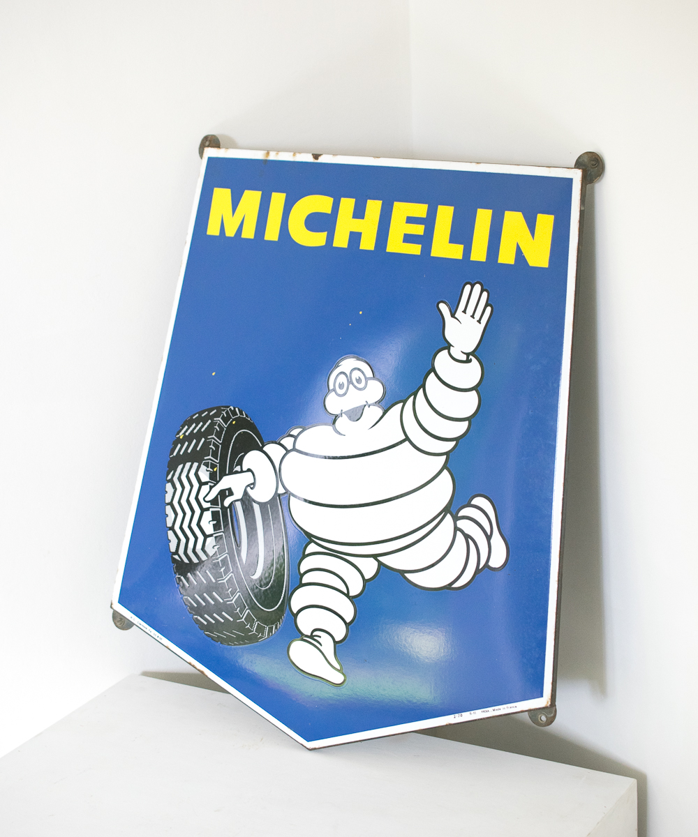 Enamel Michelin Sign