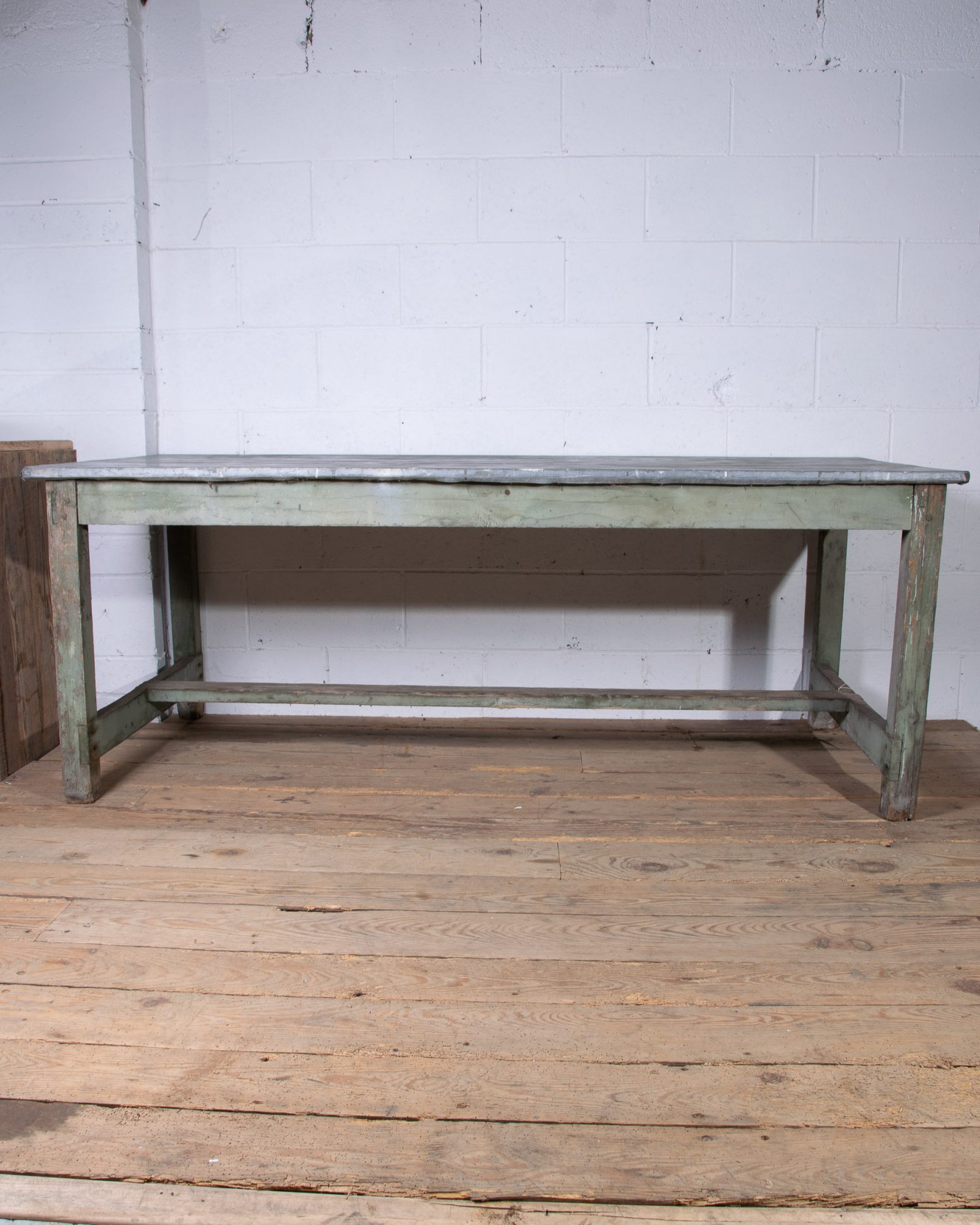 Zinc Topped Dining Table