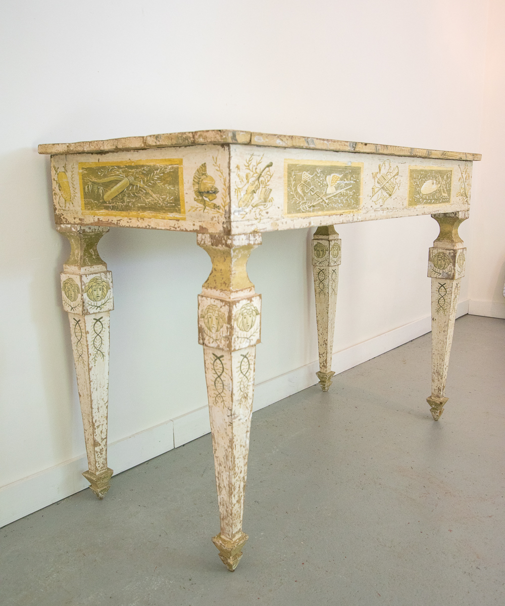 Painted 19th C. Italian Console Table