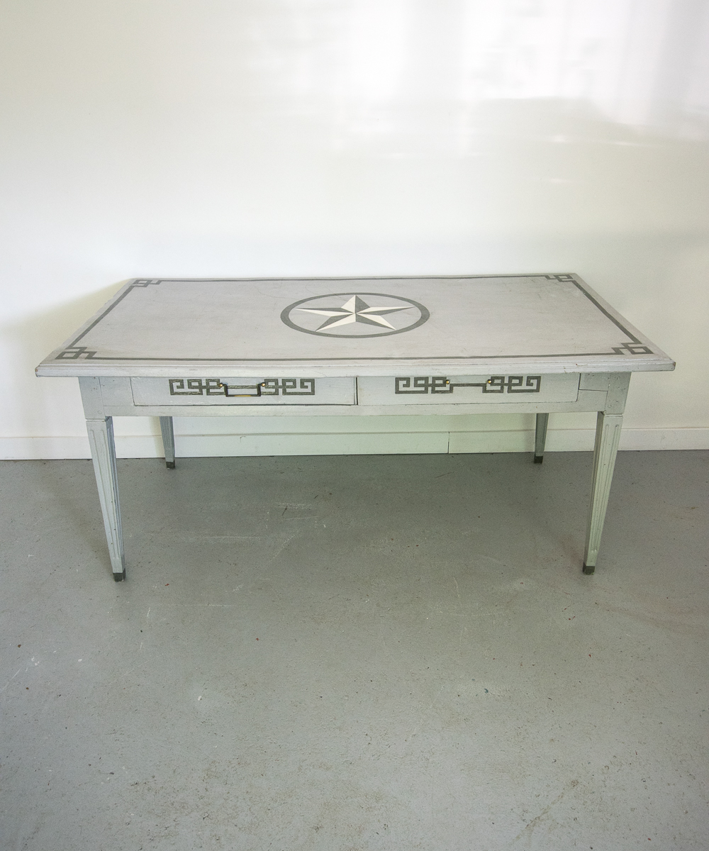 Painted Antique Dining Table