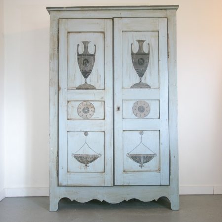 19th Century Painted Armoire