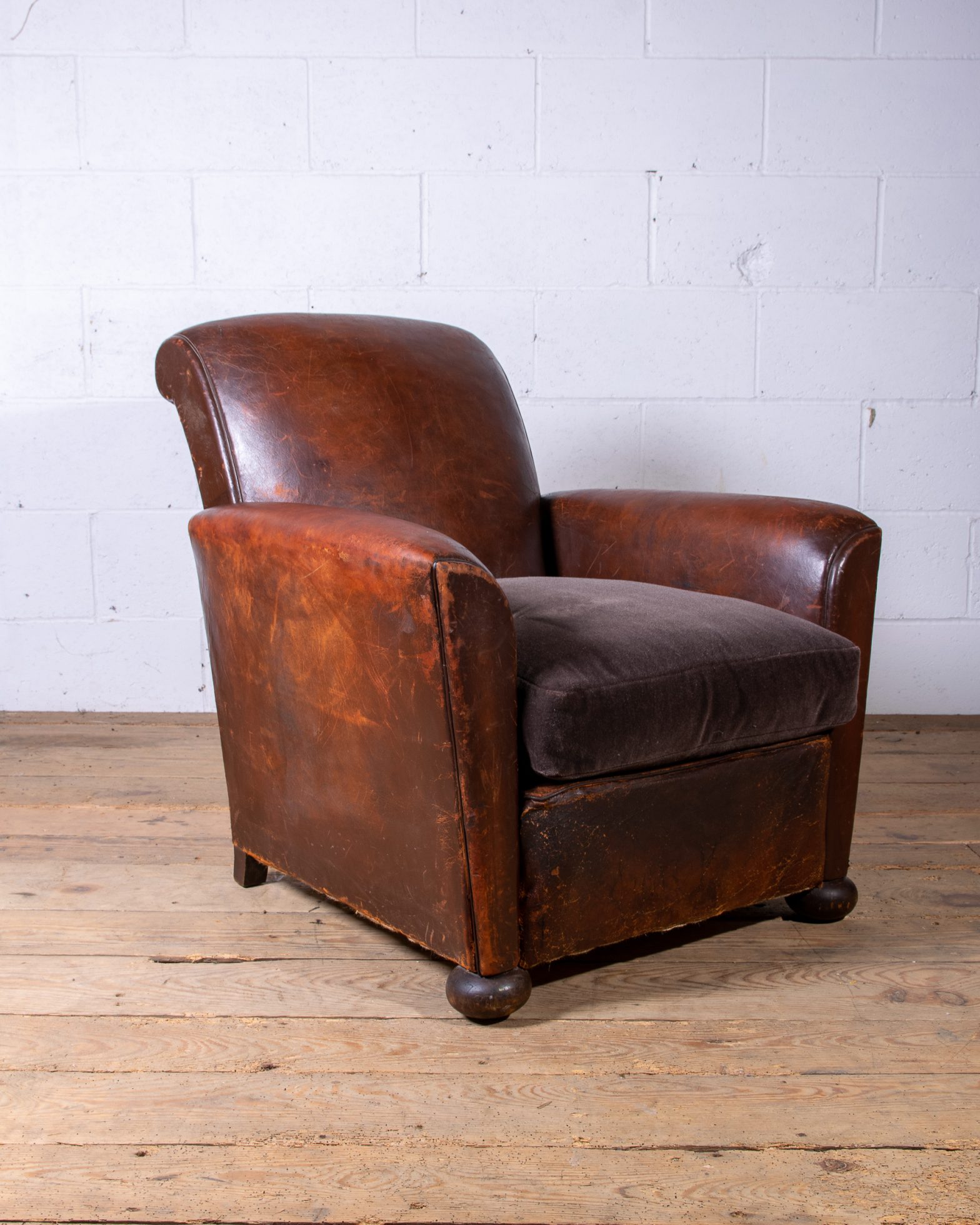 Leather Club Armchair
