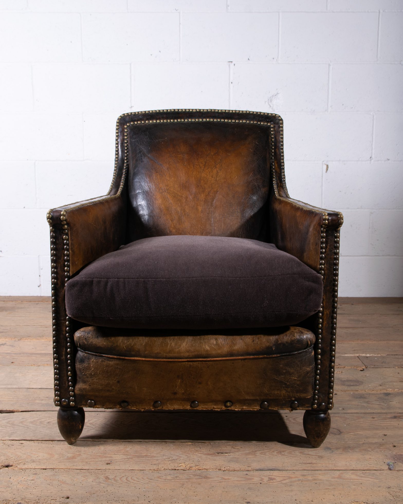 Studded Club Armchair