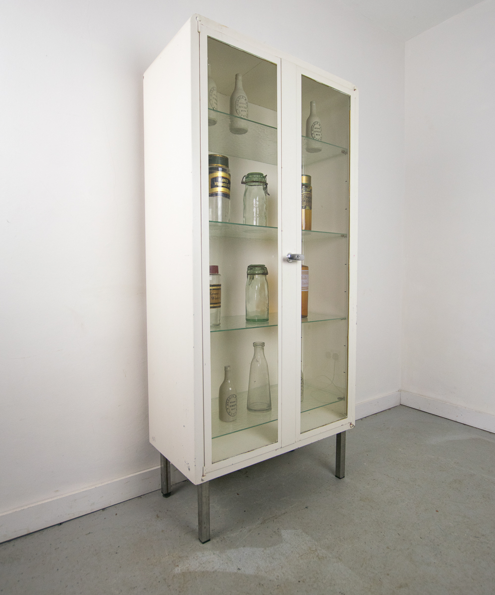 Mid Century Steel Medicine Cabinet