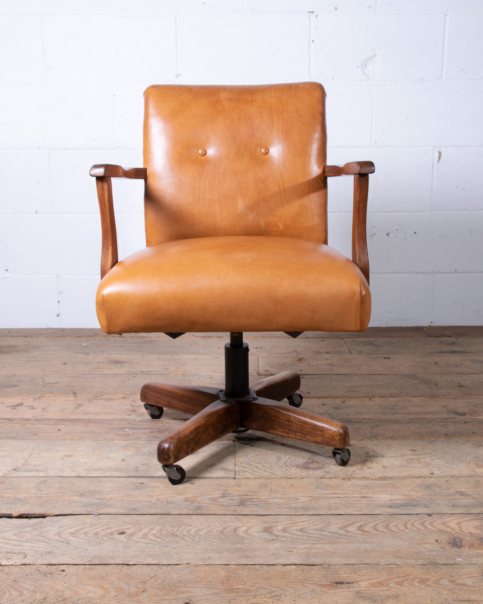 Mid-Century Swivel Office Chair