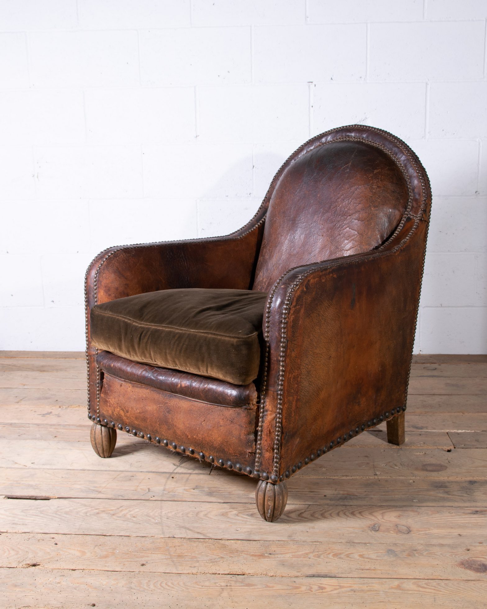 Studded Club Armchair