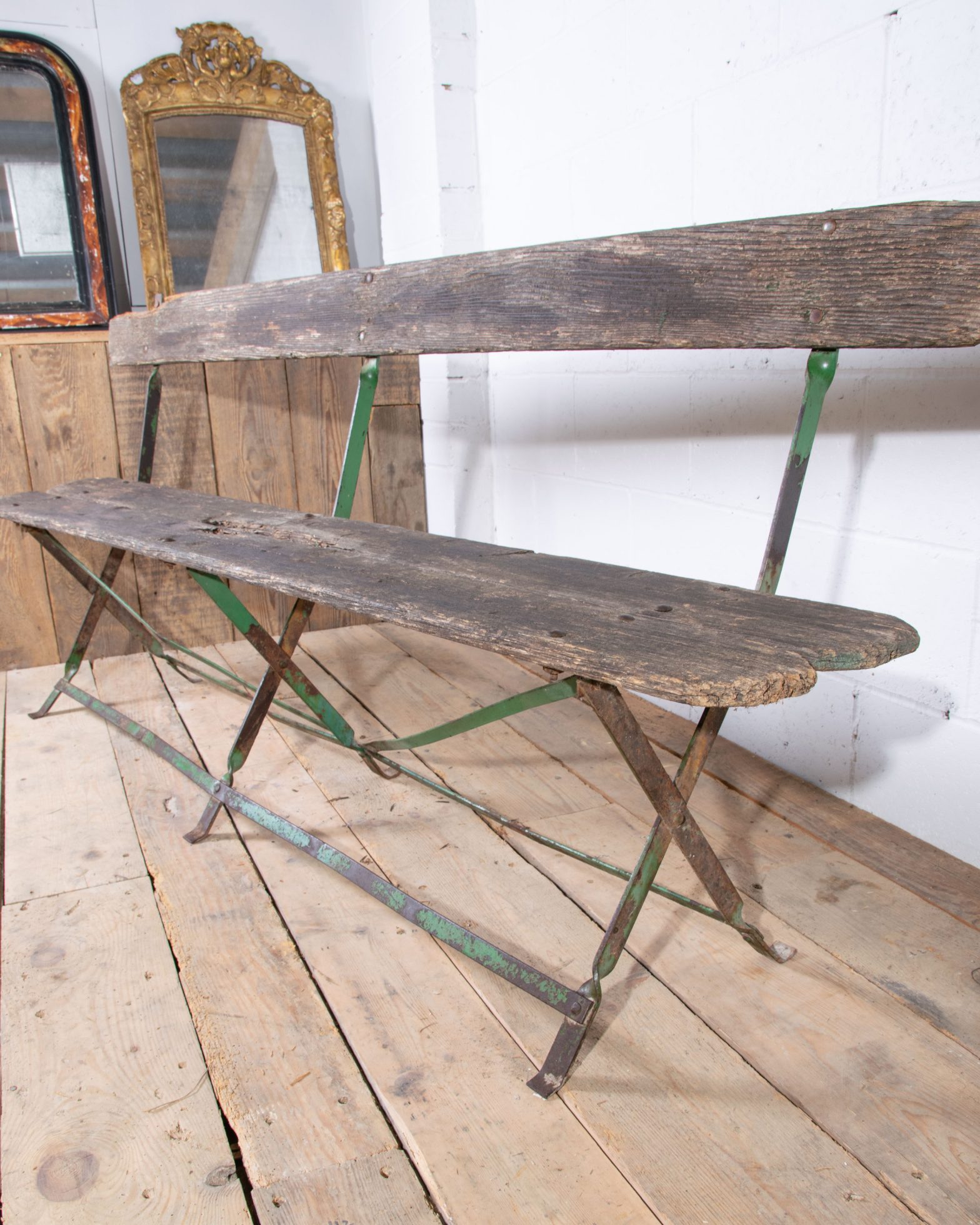 Weathered Garden Bench