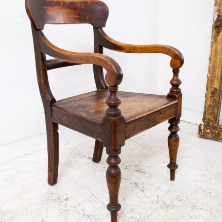 Scroll Arm Desk Chair
