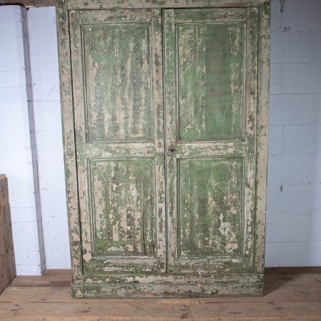 Vintage Rustic Cupboard with Shelves 19th Century