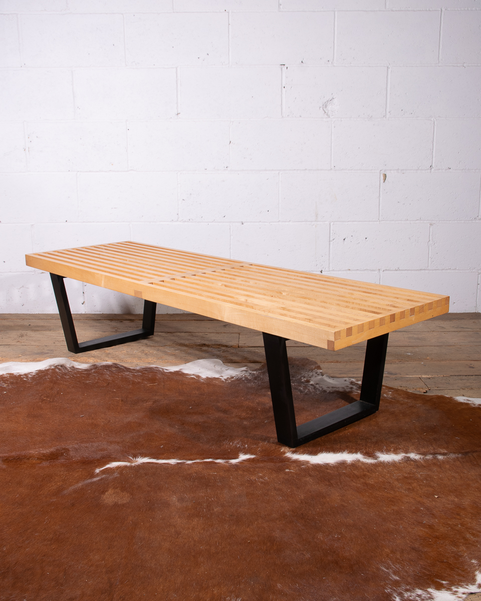 George Nelson Slatted Bench for Herman Miller