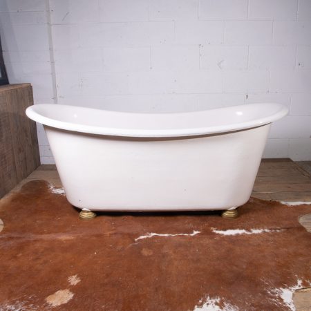 Antique 19th Century French Cast Iron Freestanding Bathtub