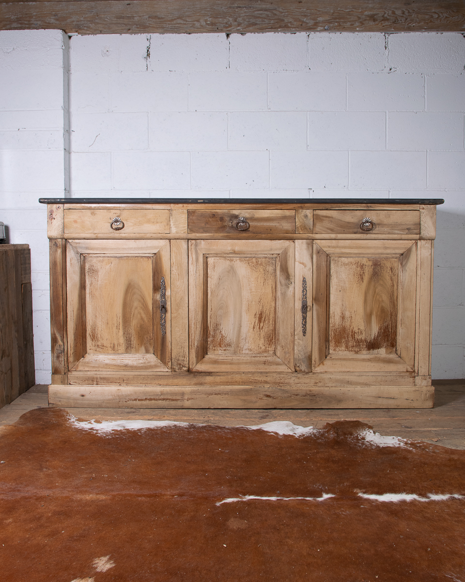 Antique Walnut Sideboard Cabinet