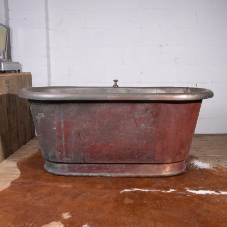 Antique Copper Rolltop Bath