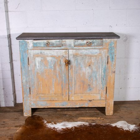 Antique French Painted Cupboard