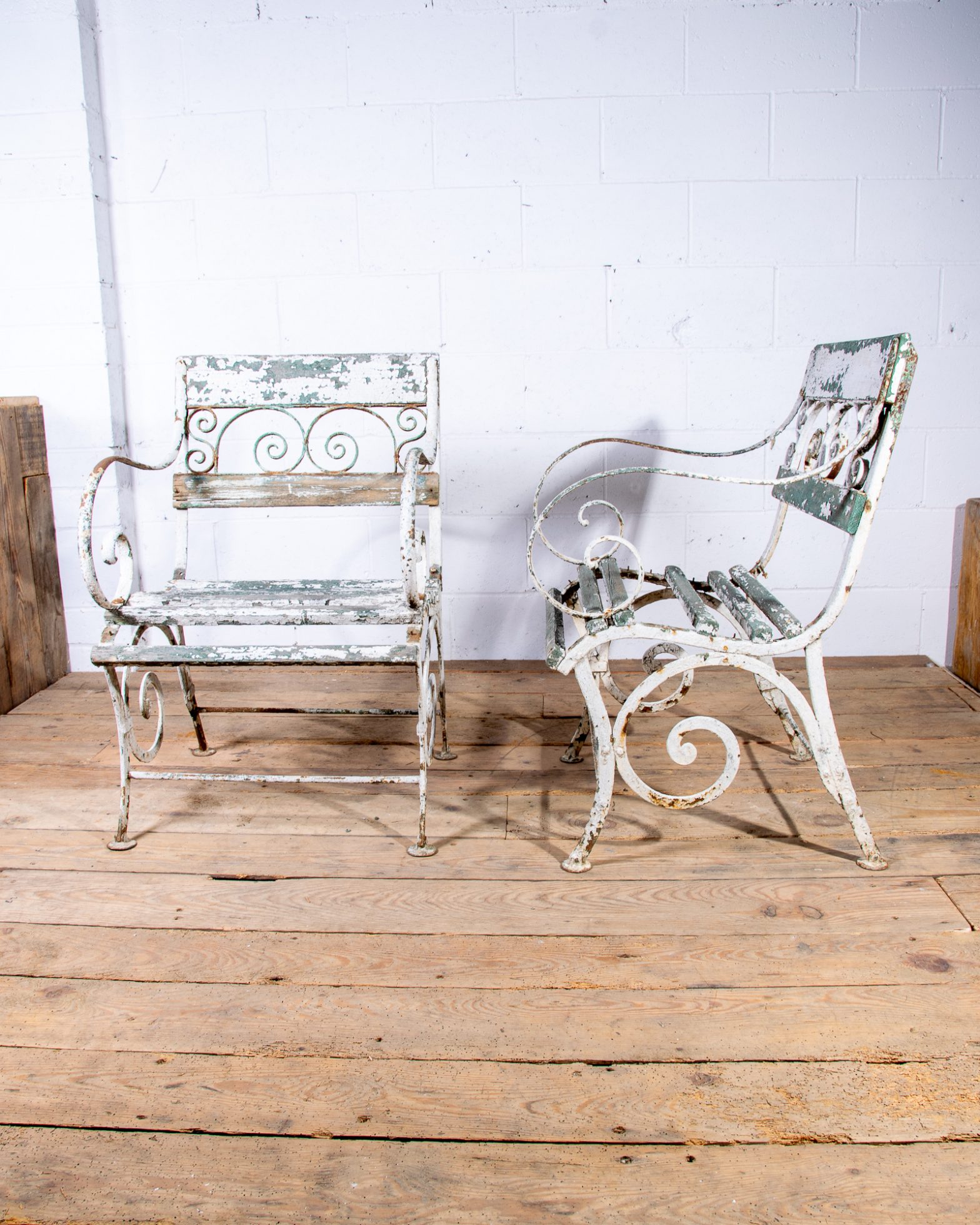Wrought Iron Garden Armchairs