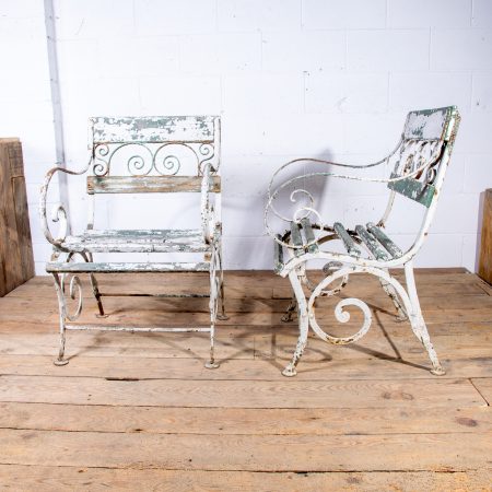 Wrought Iron Garden Armchairs