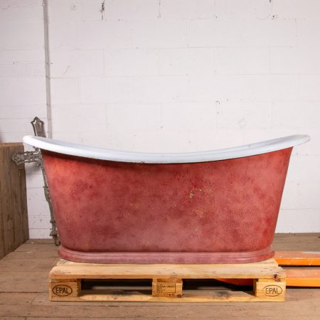 Antique Cast Iron Bateau Bath
