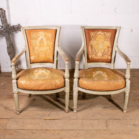 Pair of Directore Open Armchairs