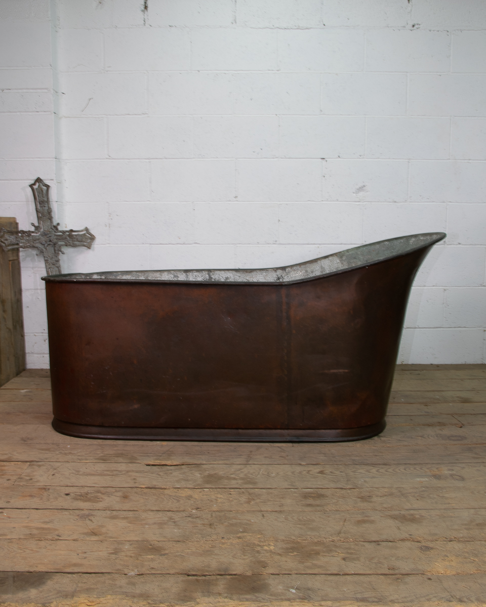 Copper Slipper Bath