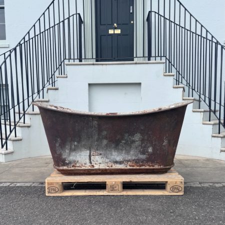 19th Century Cast Iron Empire Bath