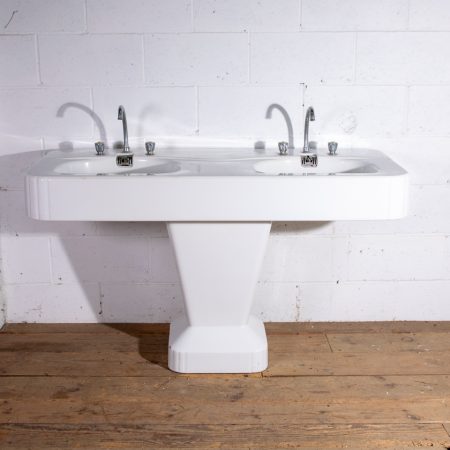 Porcher Art Deco Double Vanity Basin